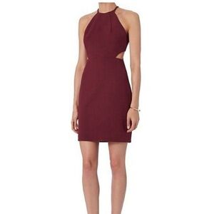 INTERMIX Kirby Fitted Cutout Dress‎ Party Dress Cocktail Mini Dress